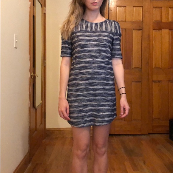 SOLD BCBGeneration Striped Mini Dress - Picture 4 of 5